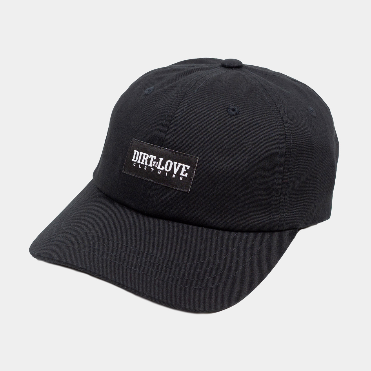 BAR LOGO 6 PANEL CAP-BLACK