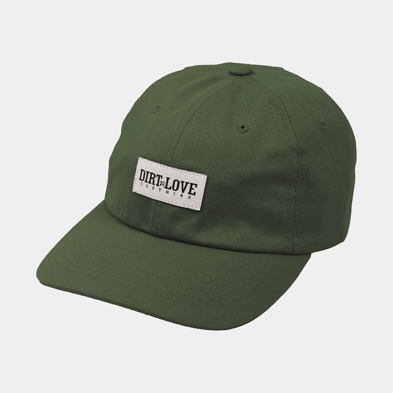 BAR LOGO 6 PANEL CAP-OLIVE